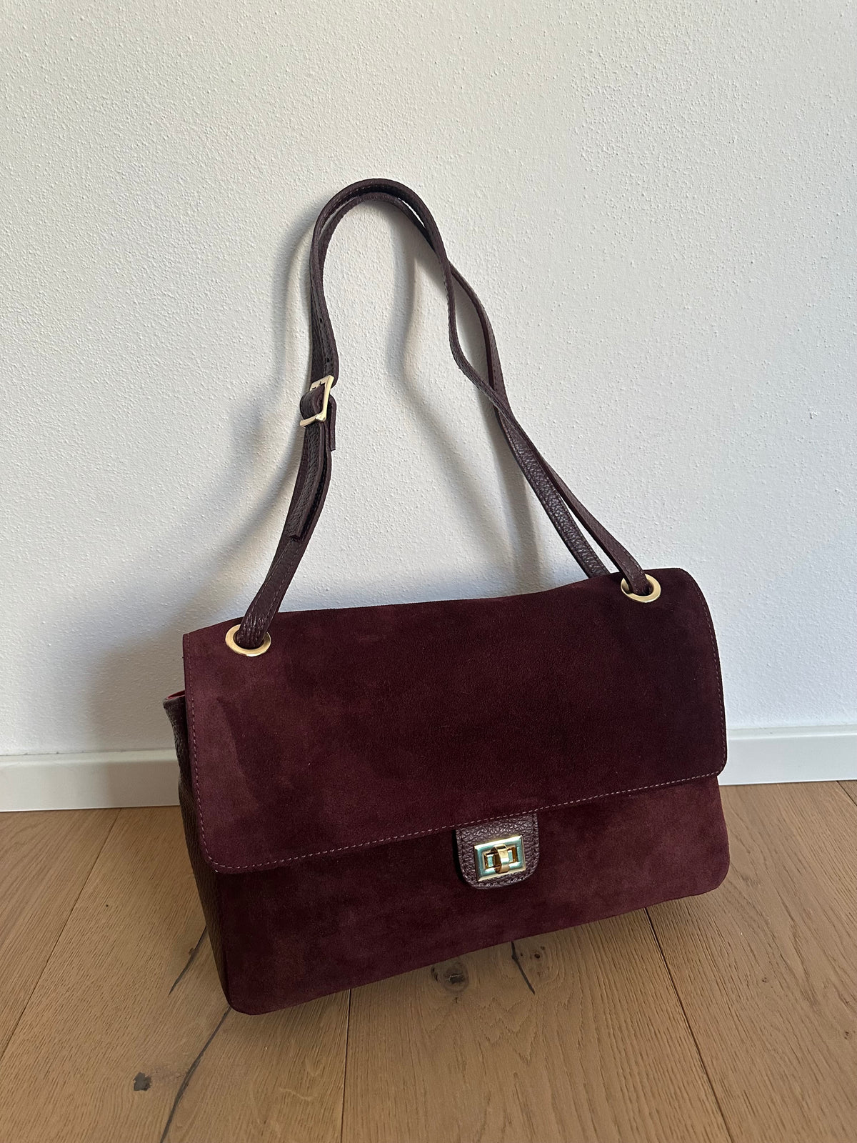 ANNABEL medium camoscio- borsa a spalla