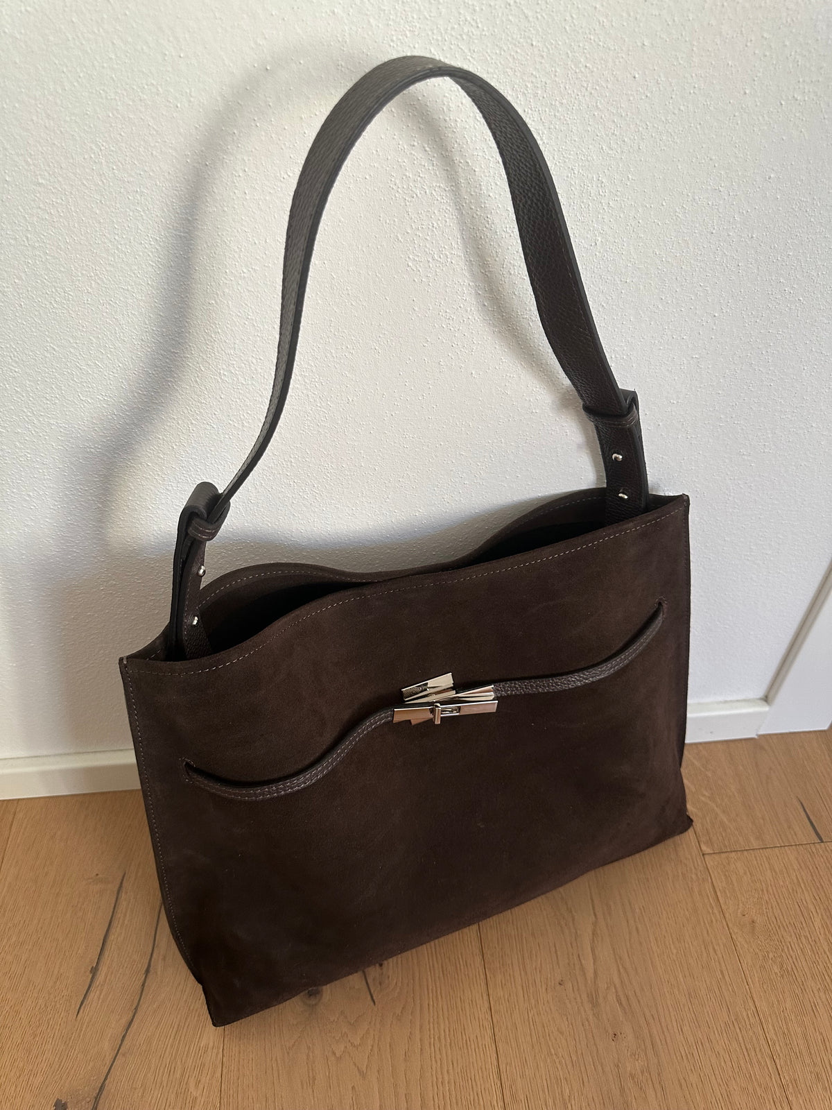 KIRA suede- borsa a spalla/ tracolla