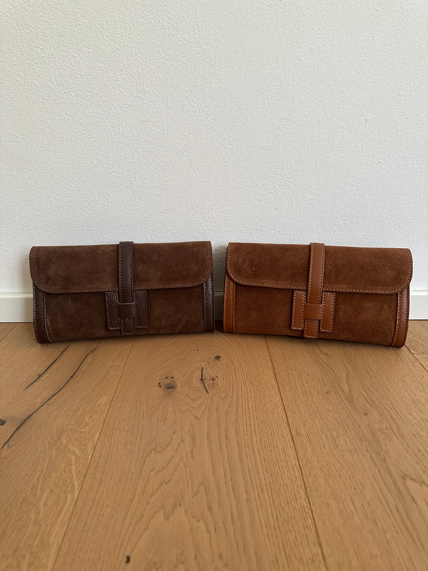 HANNAH suede- pochette con tracolla