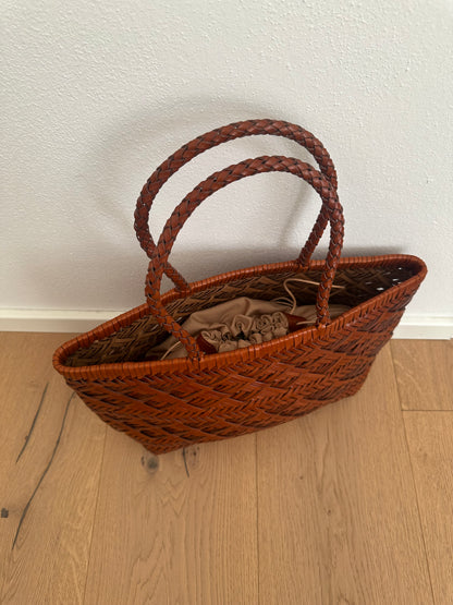 LEYA MEDIUM - tote bag intrecciata
