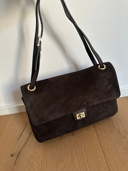 ANNABEL medium camoscio- borsa a spalla