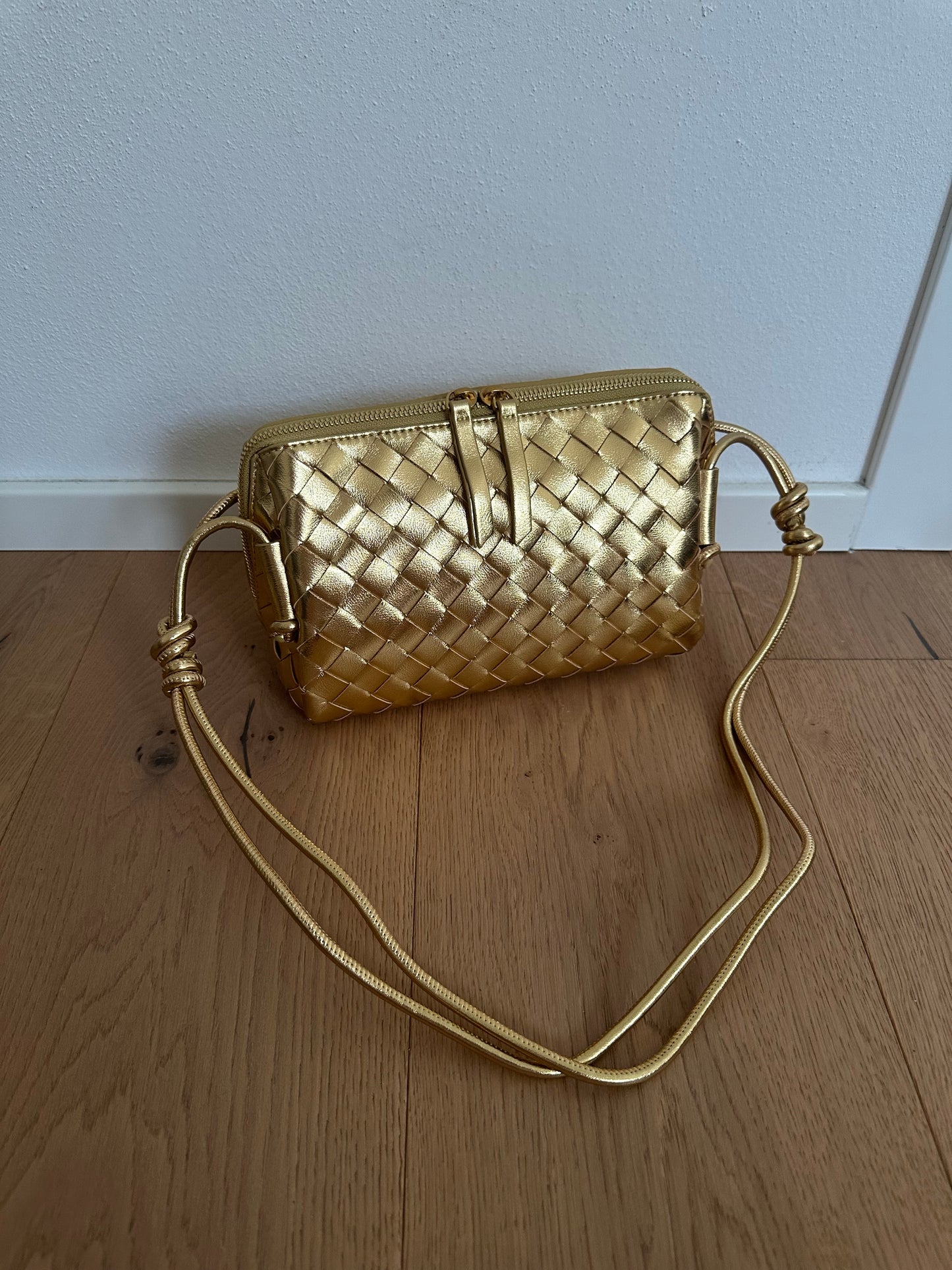 AMBRE large - Vera pelle intrecciata