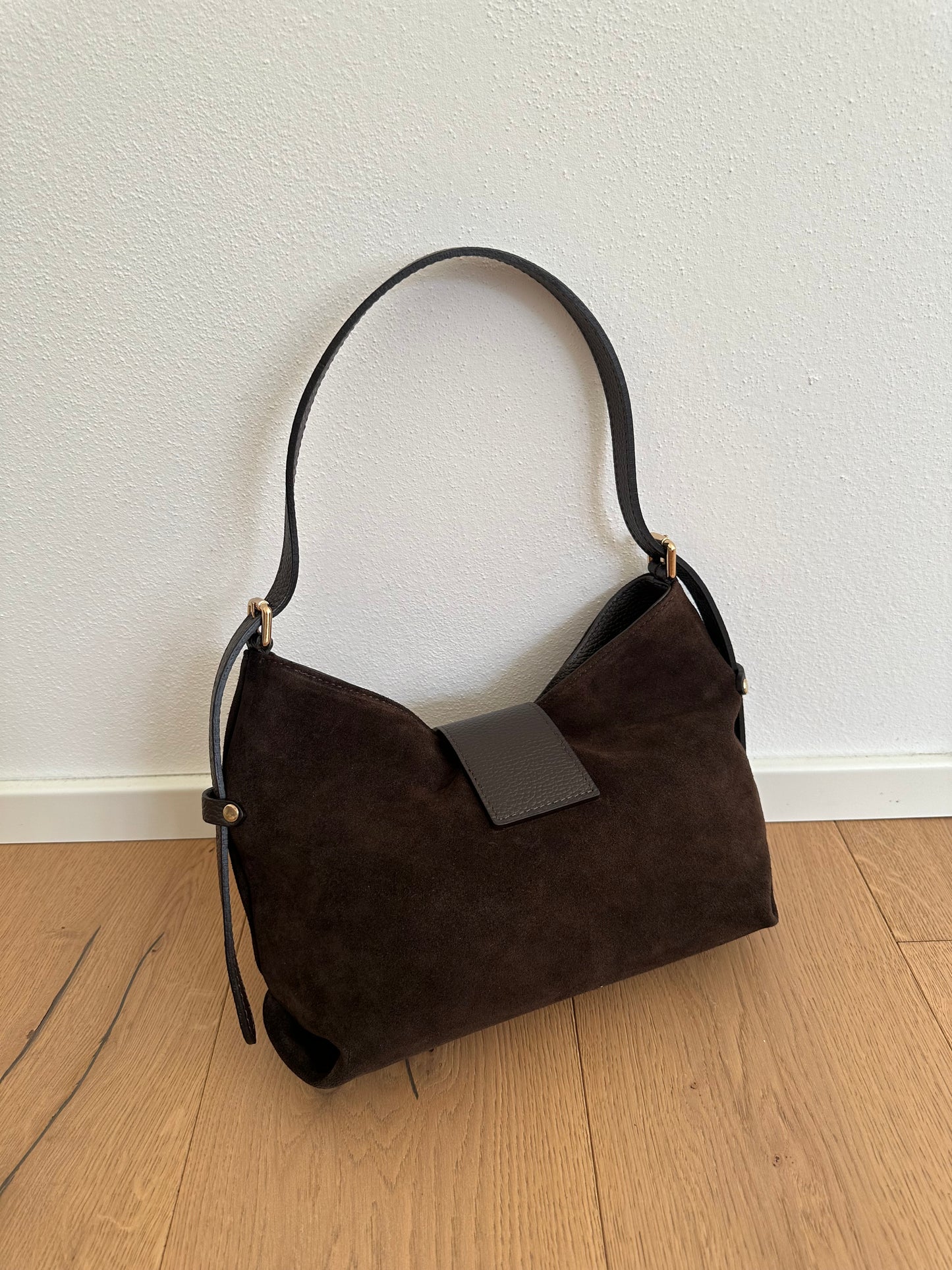 COCO- suede shoulder bag