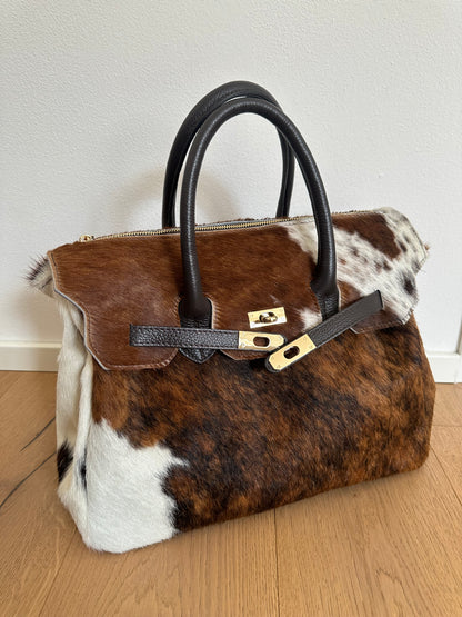 CHARLOTTE LARGE cavallino- con tracolla