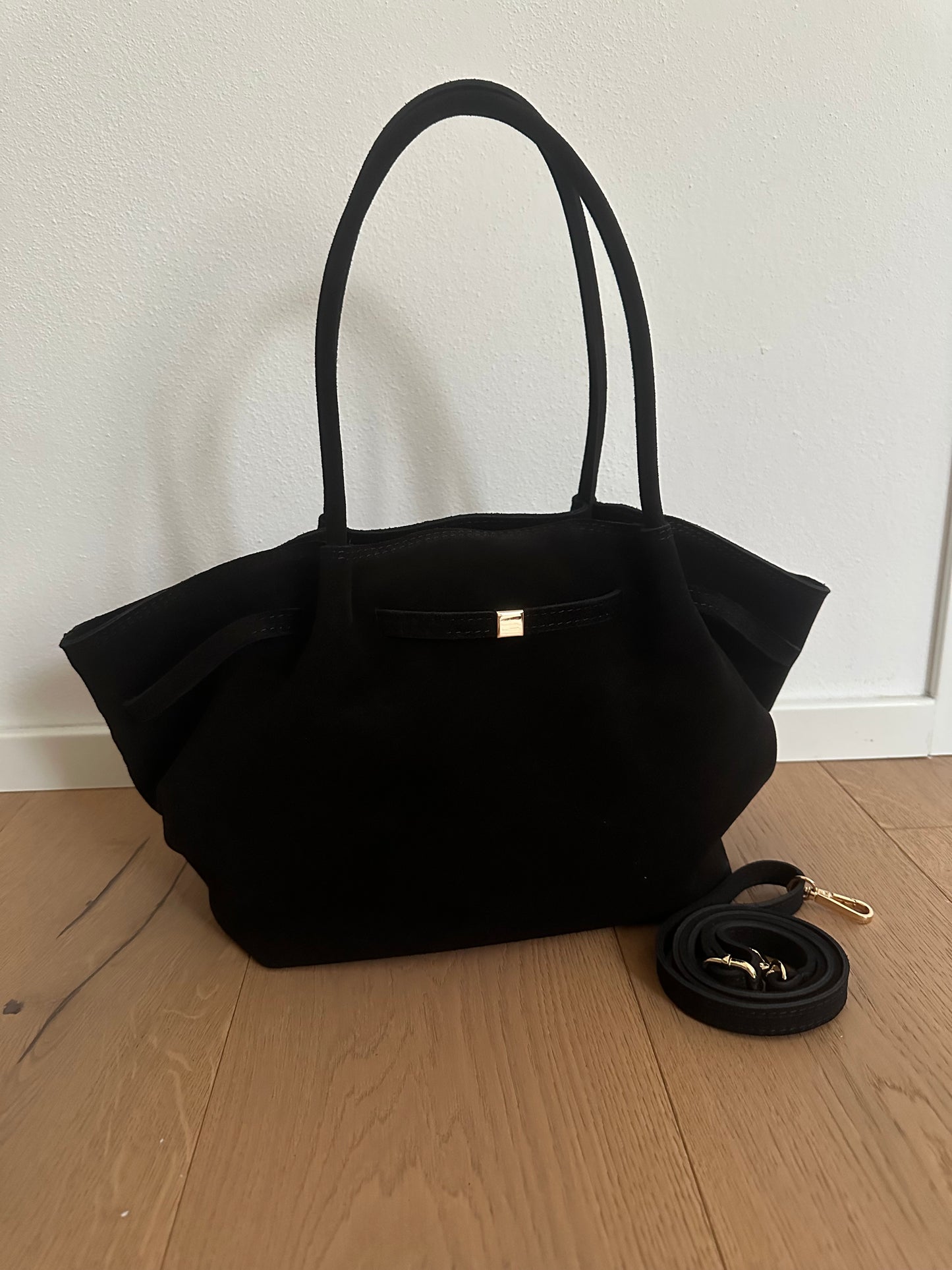 CORINNE LARGE- borsa a spalla camoscio