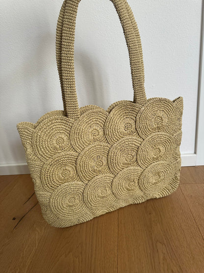 PIXIE - tote artigianale rafia