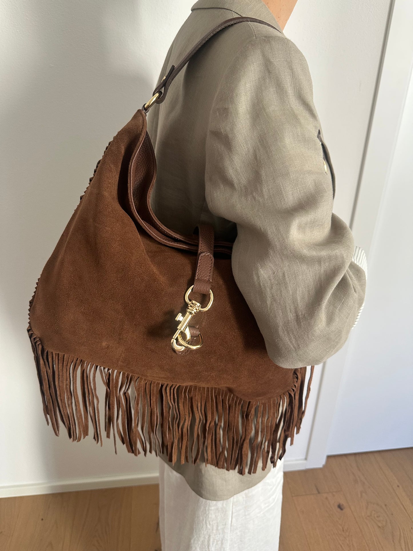 JENNY- suede e frange