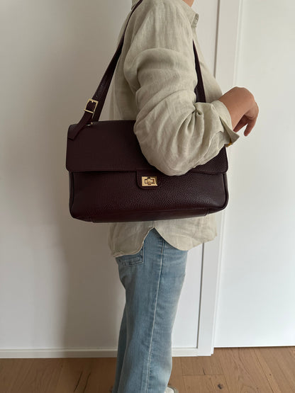 ANNABEL medium Vera pelle- borsa a spalla
