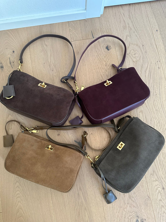 TEXAS pochette-  SMALL suede