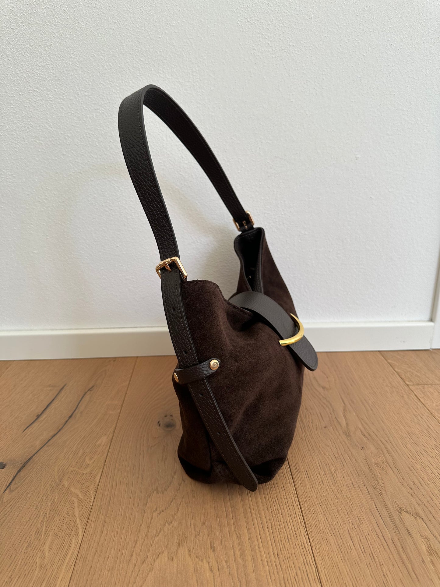 COCO- suede shoulder bag