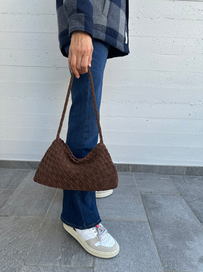 ROSY SMALL suede- shoulder bag