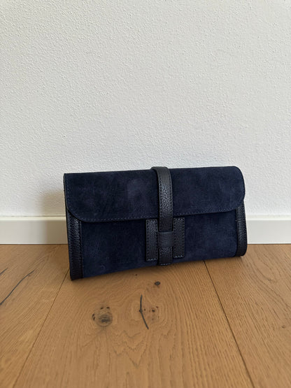 HANNAH suede- pochette con tracolla
