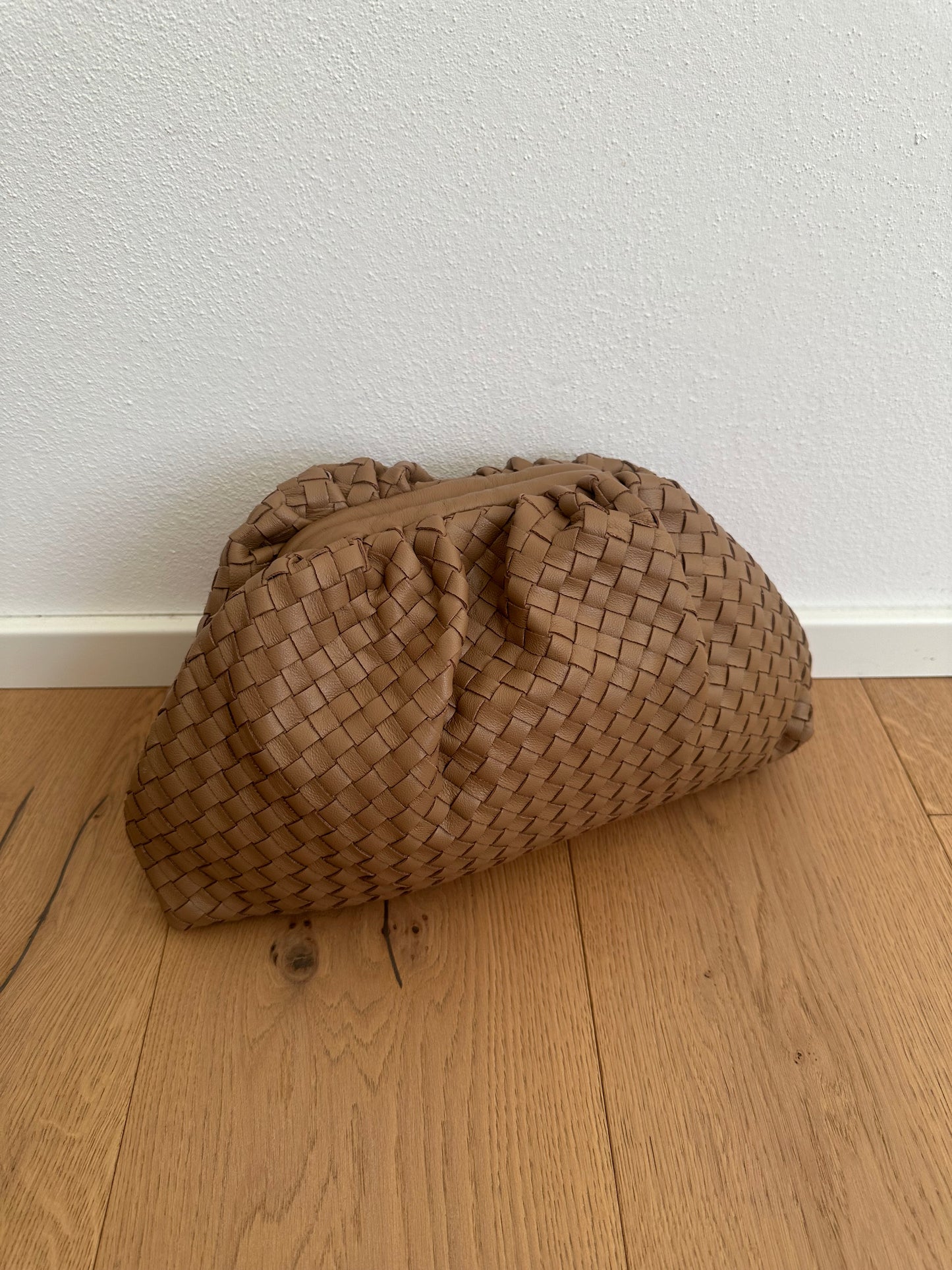 POUCH NAPPA weave - large