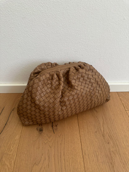 POUCH NAPPA weave - large