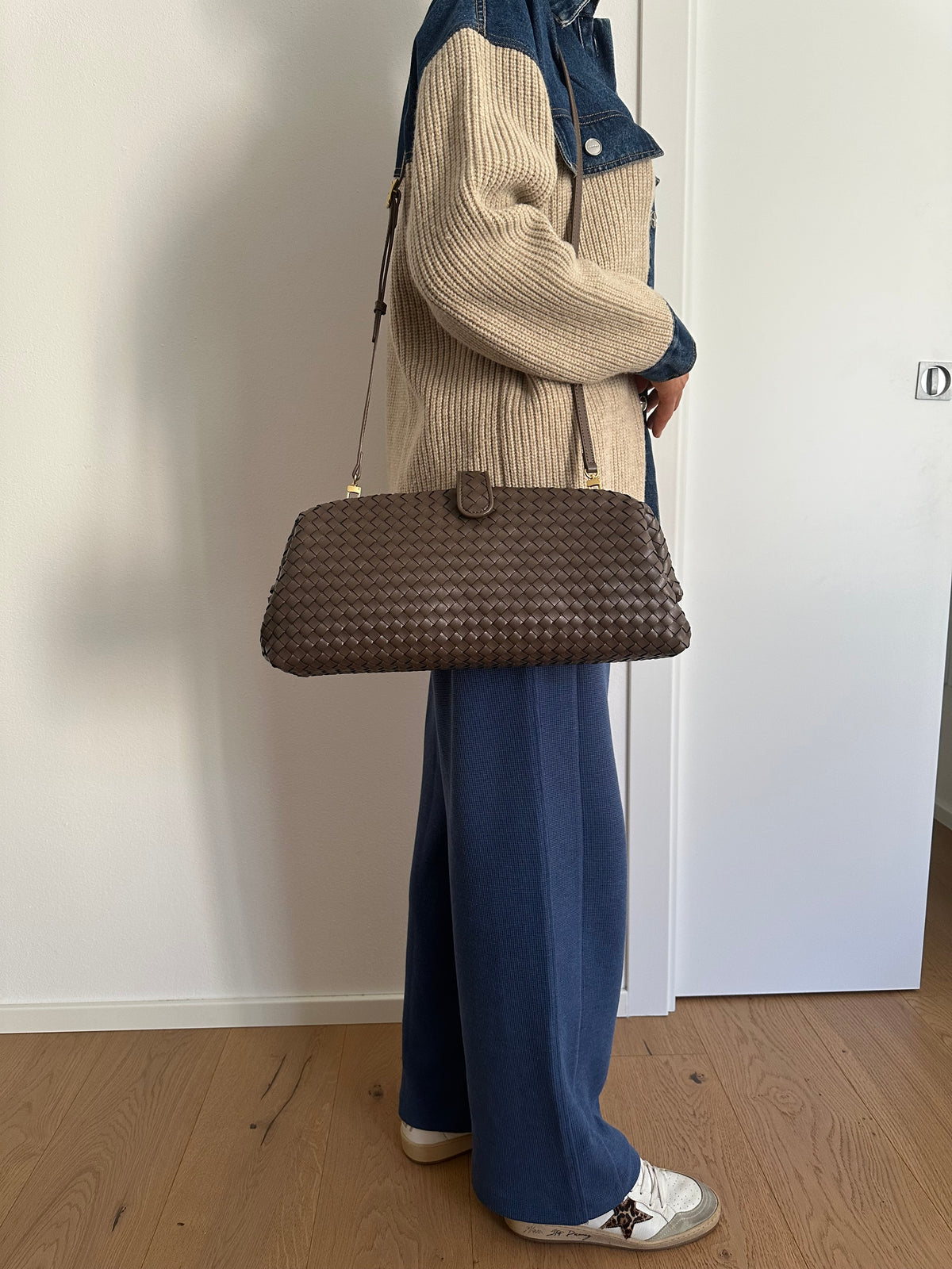 KALA maxi- pochette intrecciata