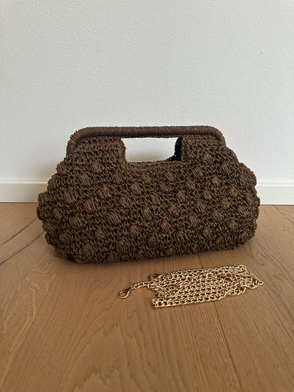 GISELDA - Pochette effetto Rafia