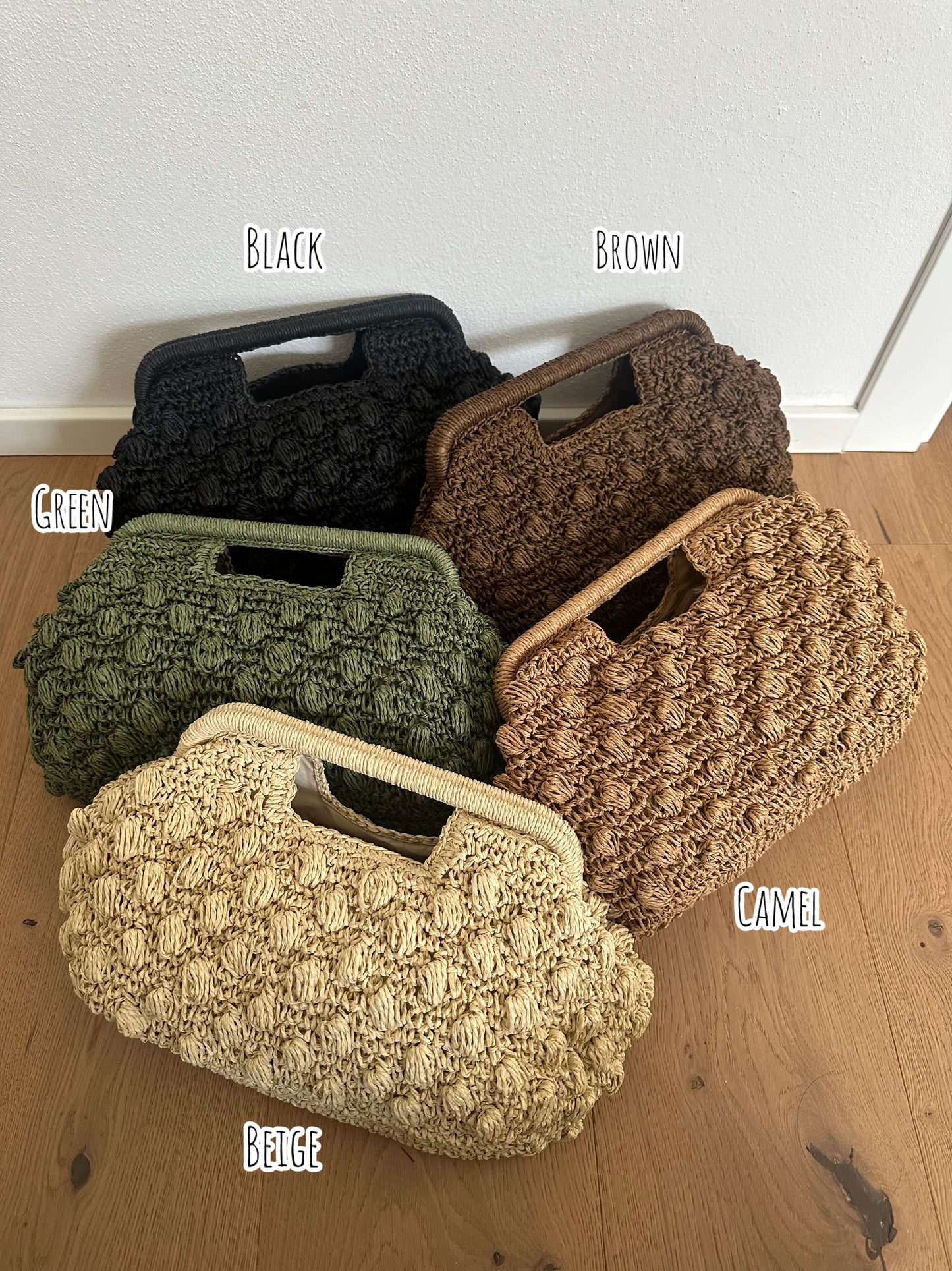 GISELDA - Pochette effetto Rafia