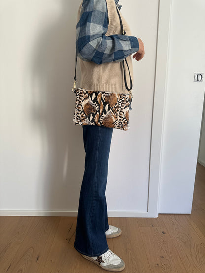 TEJA - pochette cavallino con tracolla