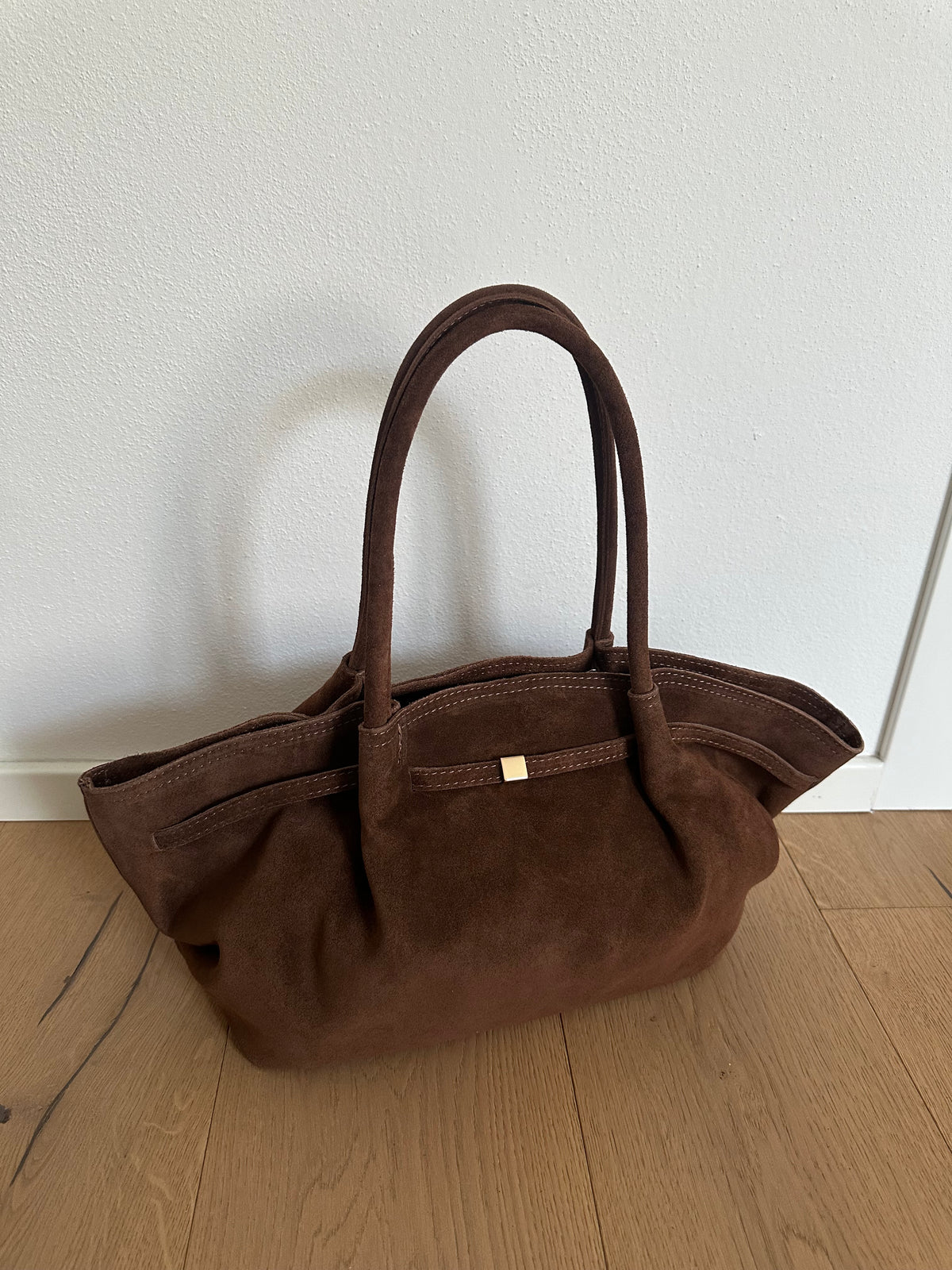 CORINNE LARGE- borsa a spalla camoscio