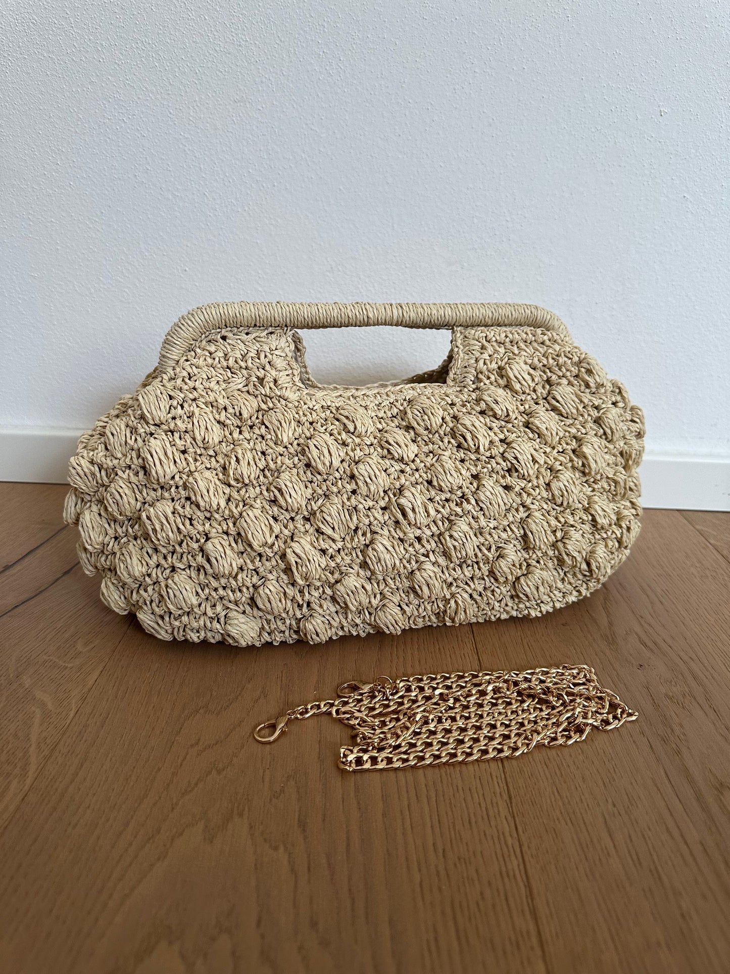GISELDA - Pochette effetto Rafia