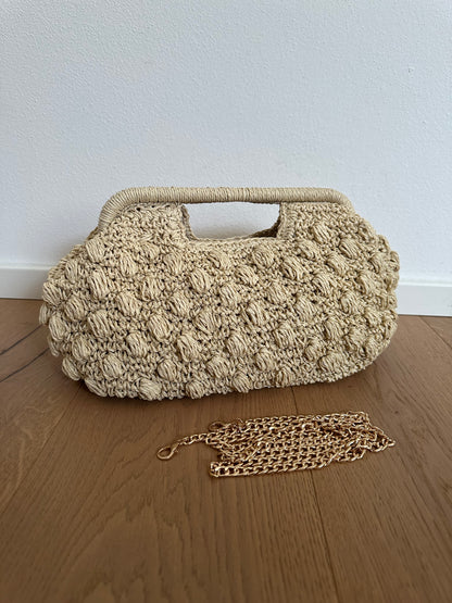 GISELDA - Pochette effetto Rafia