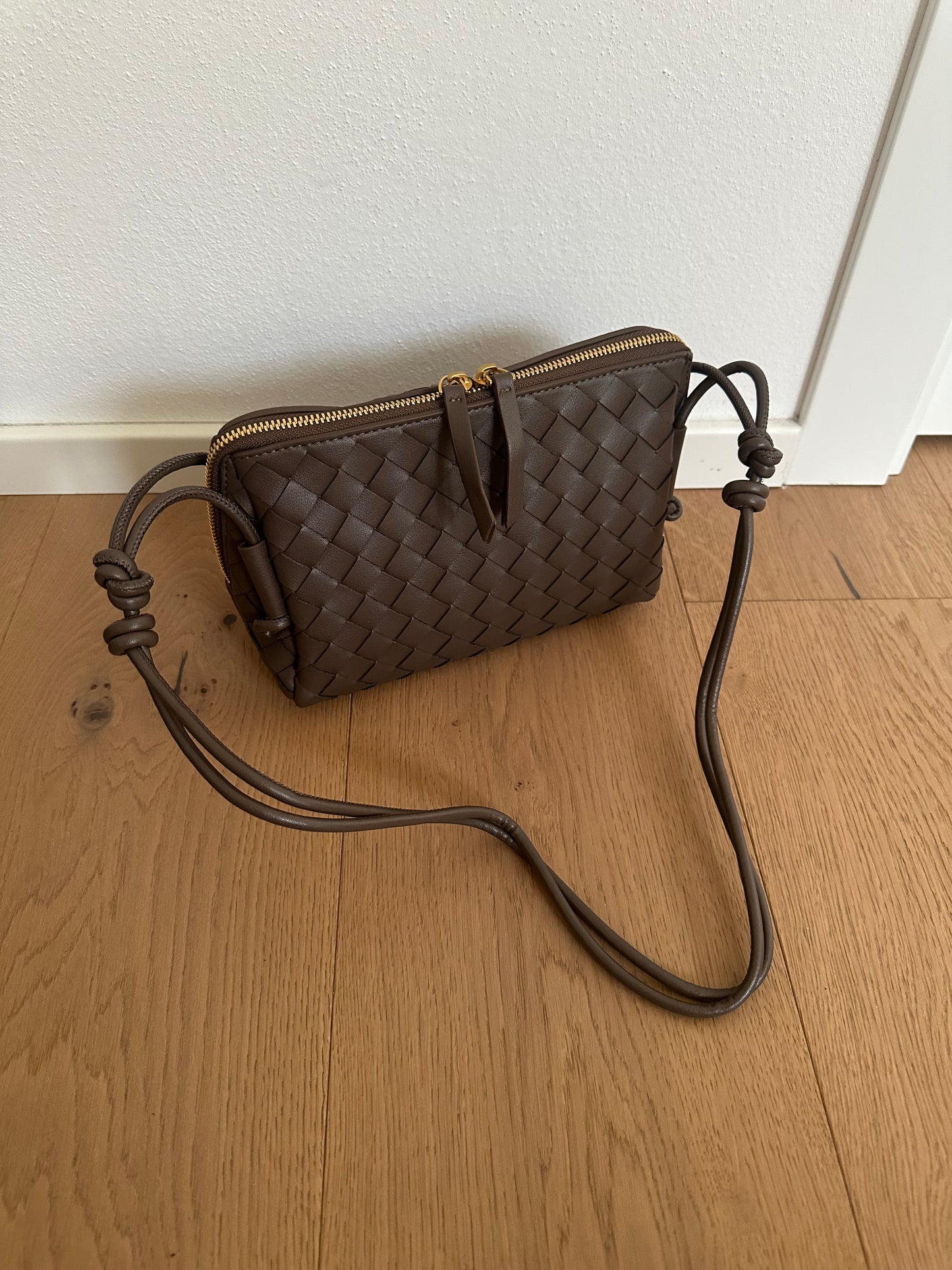 AMBRE large - Vera pelle intrecciata