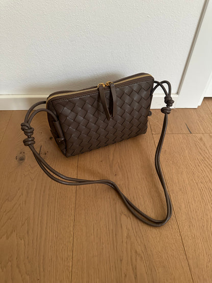 AMBRE large - Vera pelle intrecciata