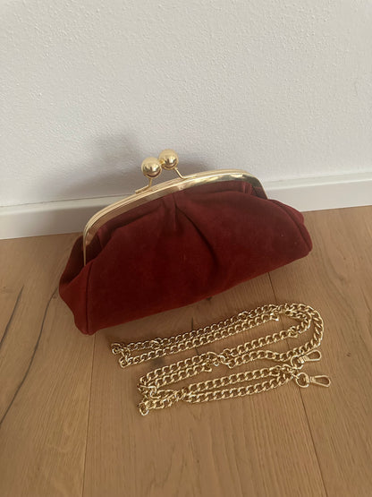 FORTUNA clutch - suede
