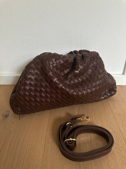 POUCH NAPPA intreccio -grande