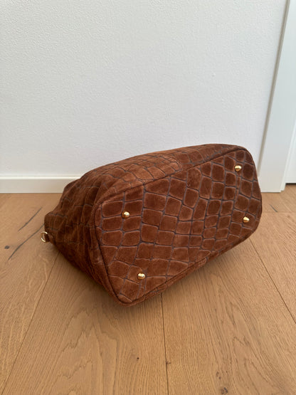 ESTELLE- suede coccodrillo
