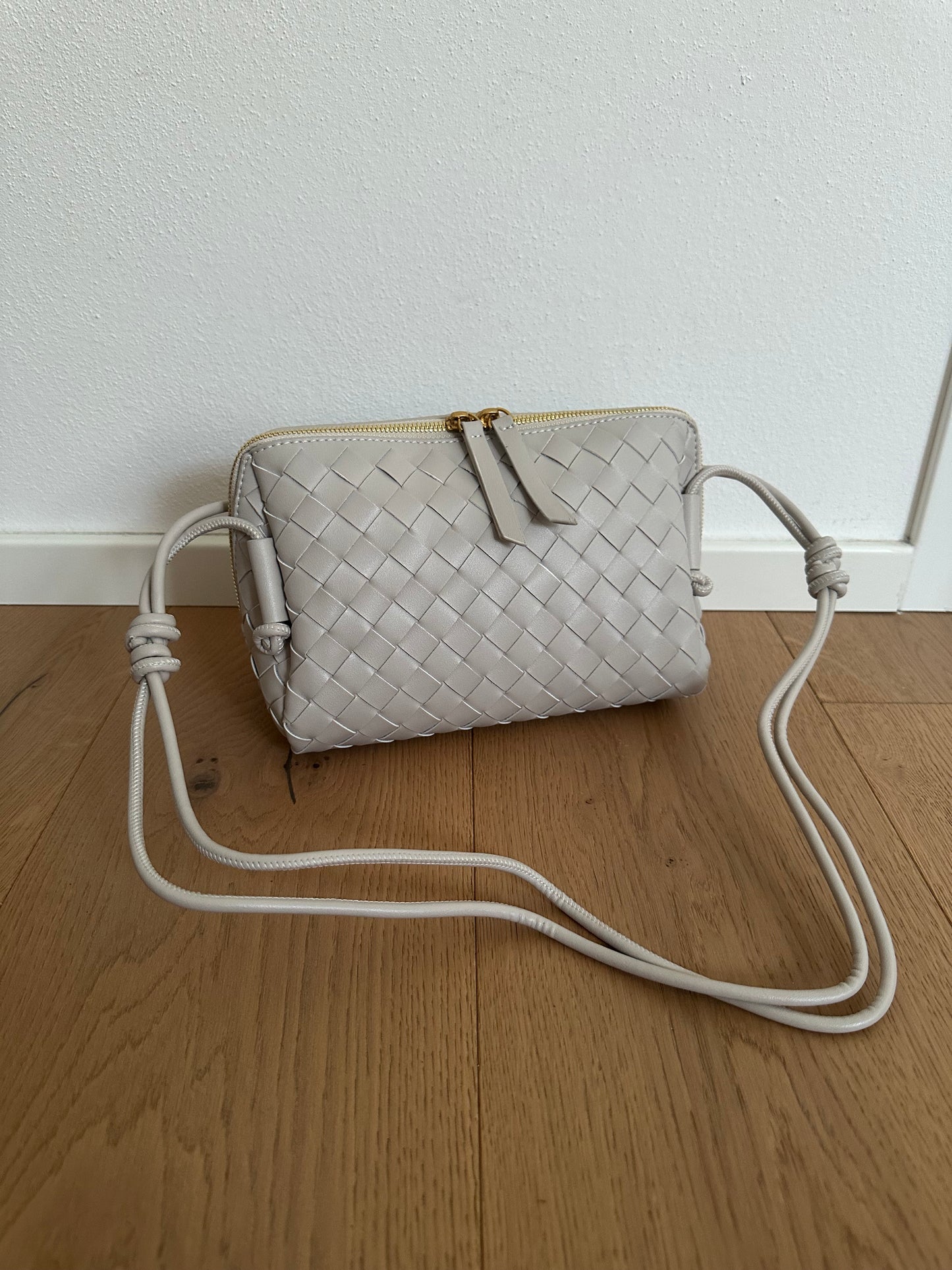 AMBRE large - Vera pelle intrecciata