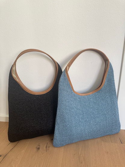 MIREA- rafia hobo bag