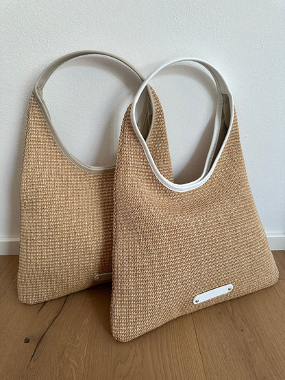 MIREA Classic- rafia hobo bag