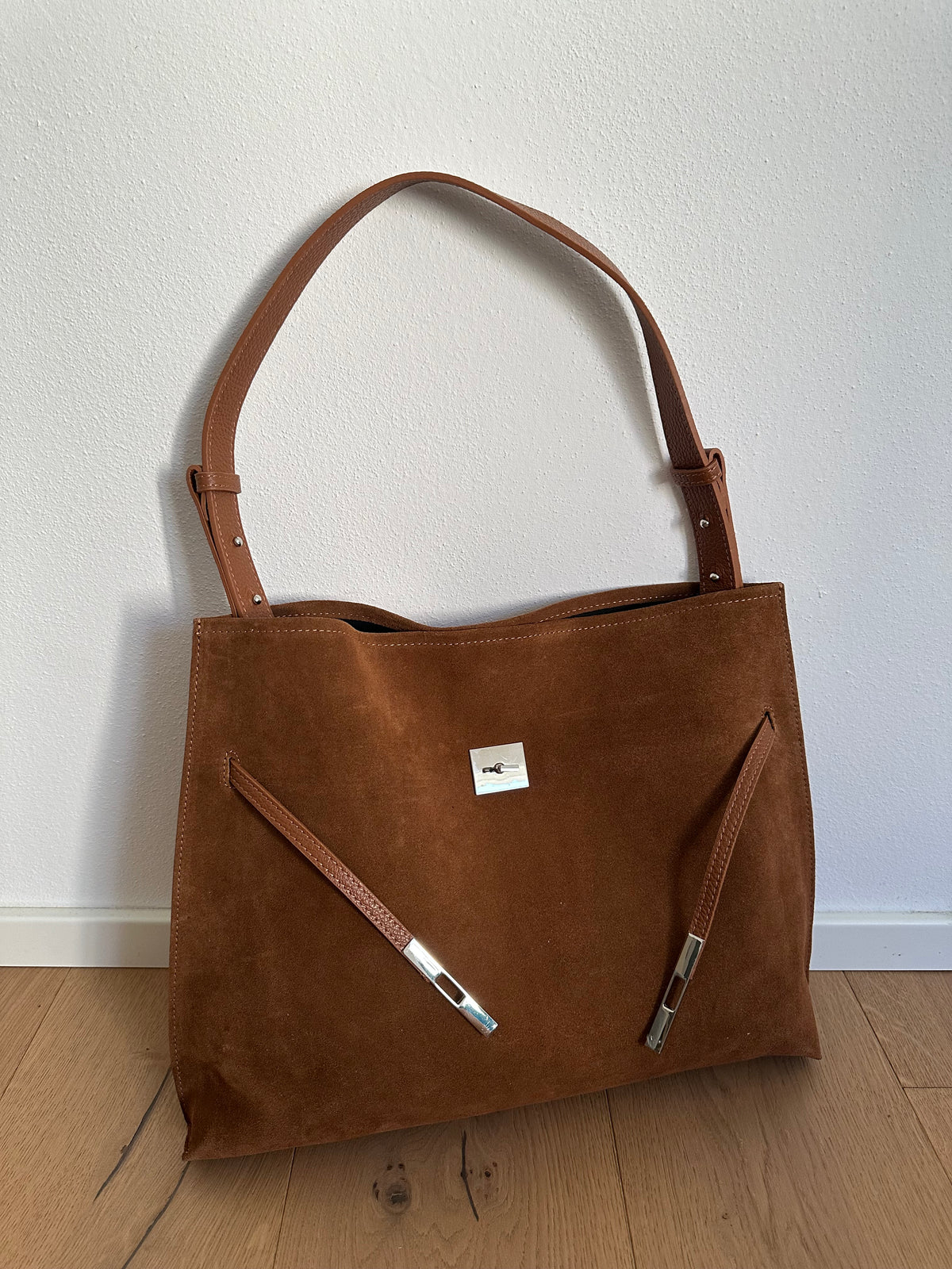KIRA suede- borsa a spalla/ tracolla