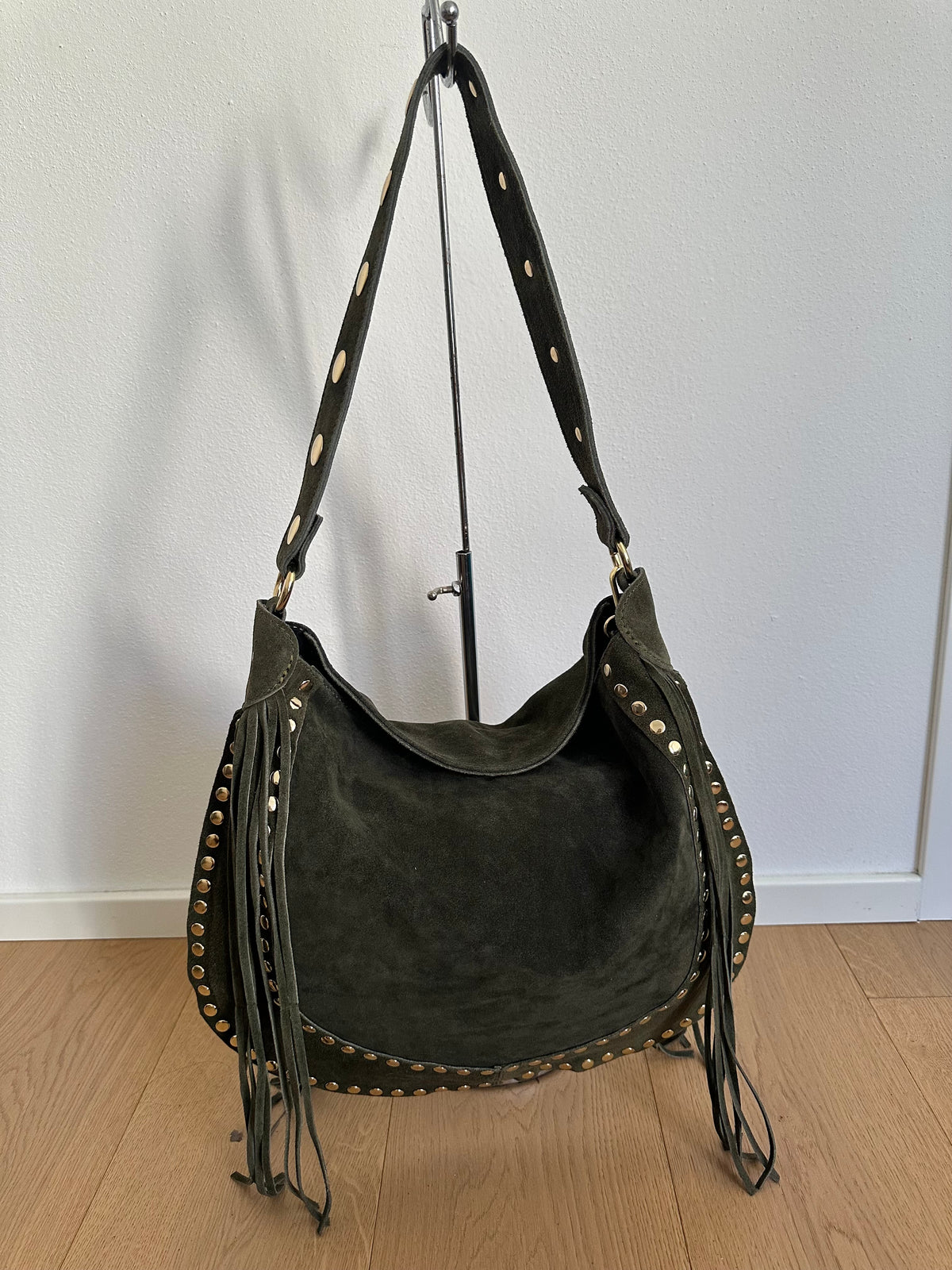 DAXY- maxi/ borsa a spalla camoscio