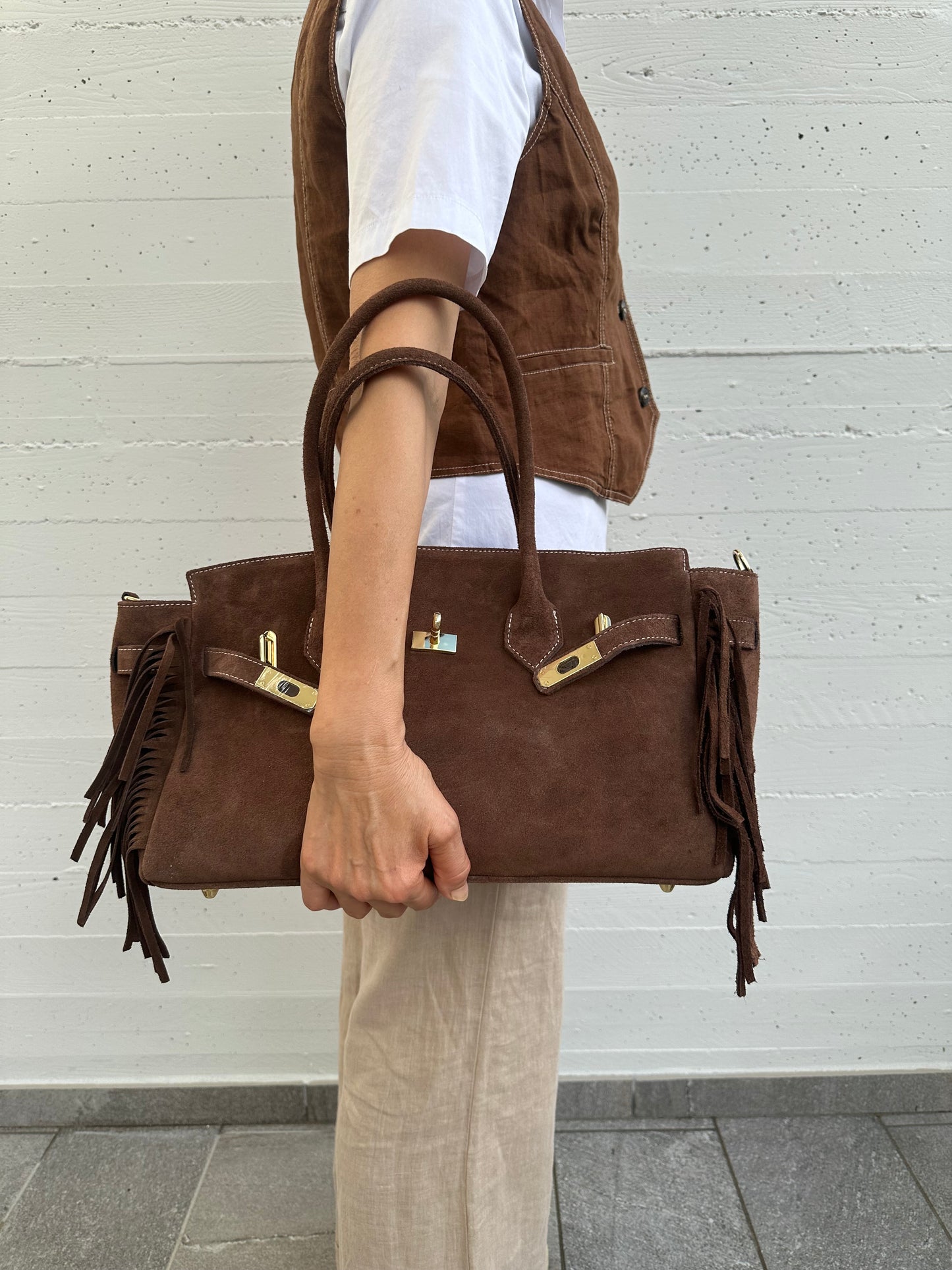 RUGA - suede fringes