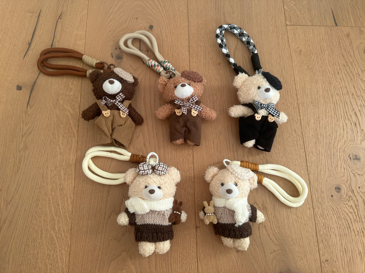 BAG CHARMS - BUNNY- TEDDY