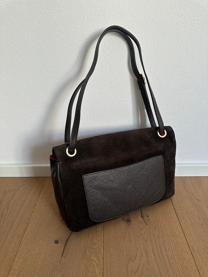 ANNABEL medium camoscio- borsa a spalla