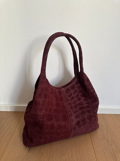 THEA - suede stampa coccodrillo