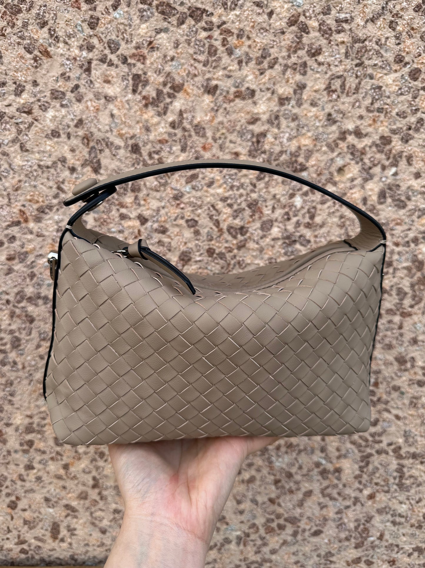 WANDI- handbag intrecciata