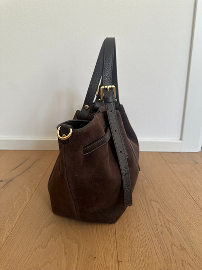 NIKY - borsa a spalla camoscio