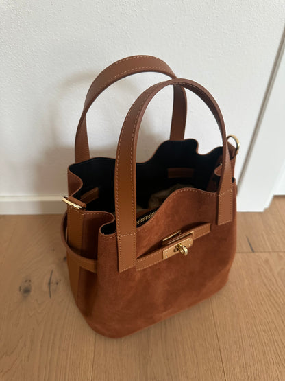 TATIANA - suede bucket