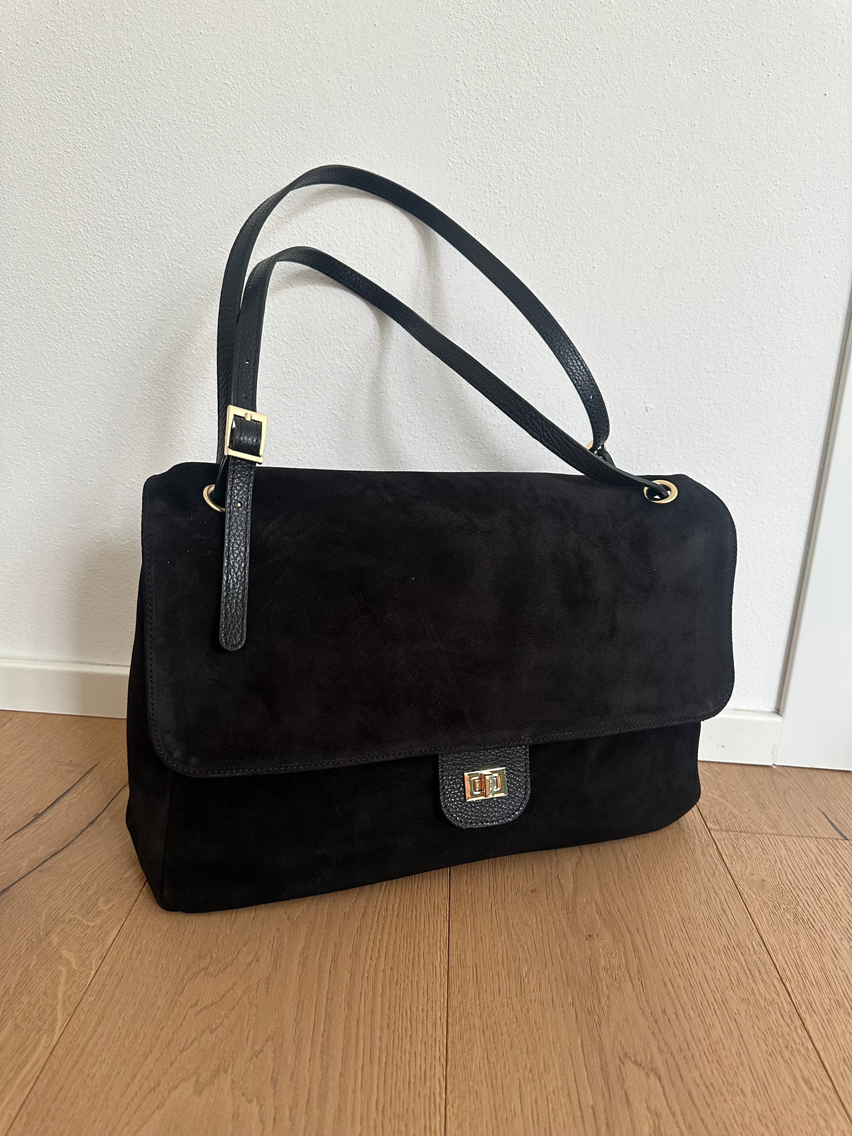 ANNABEL maxi camoscio- borsa a spalla