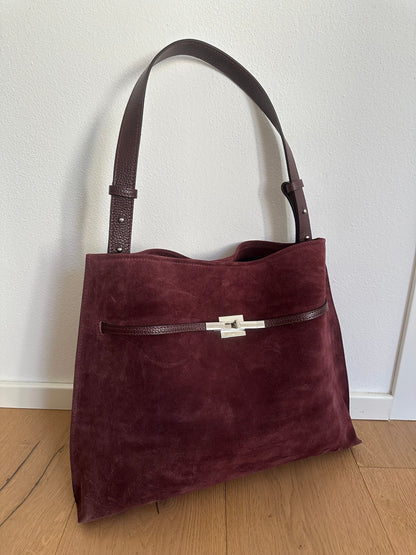 KIRA suede- borsa a spalla/ tracolla