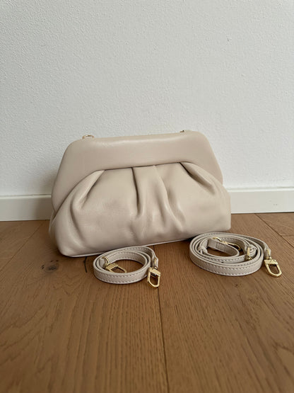 CANDY clutch- Vera pelle
