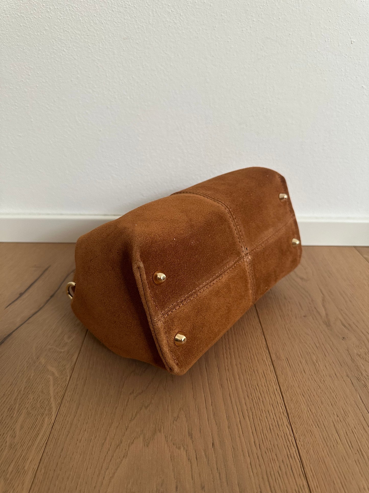 ZOE suede- Borsa a mano con tracolla
