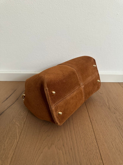 ZOE suede- Borsa a mano con tracolla