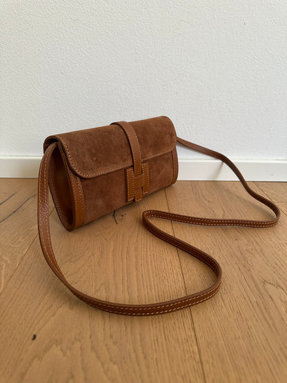 HANNAH suede- pochette con tracolla