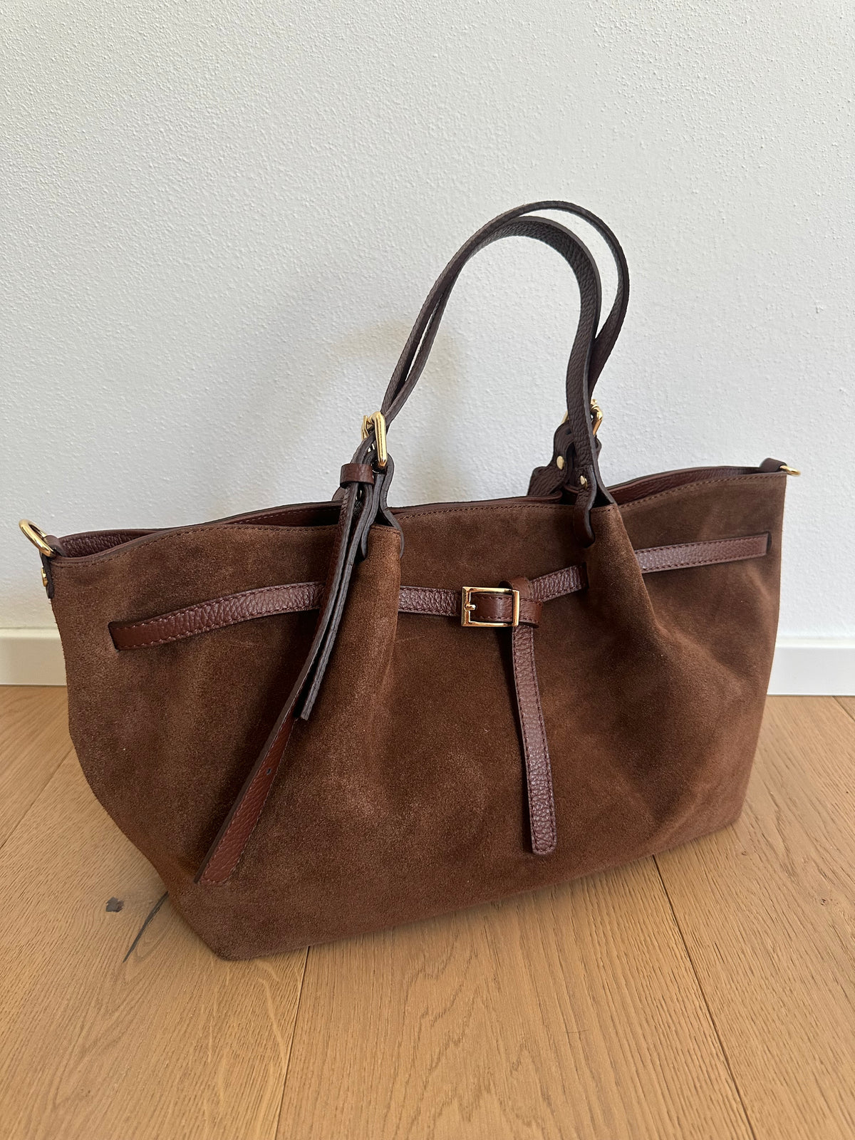 NIKY - borsa a spalla camoscio