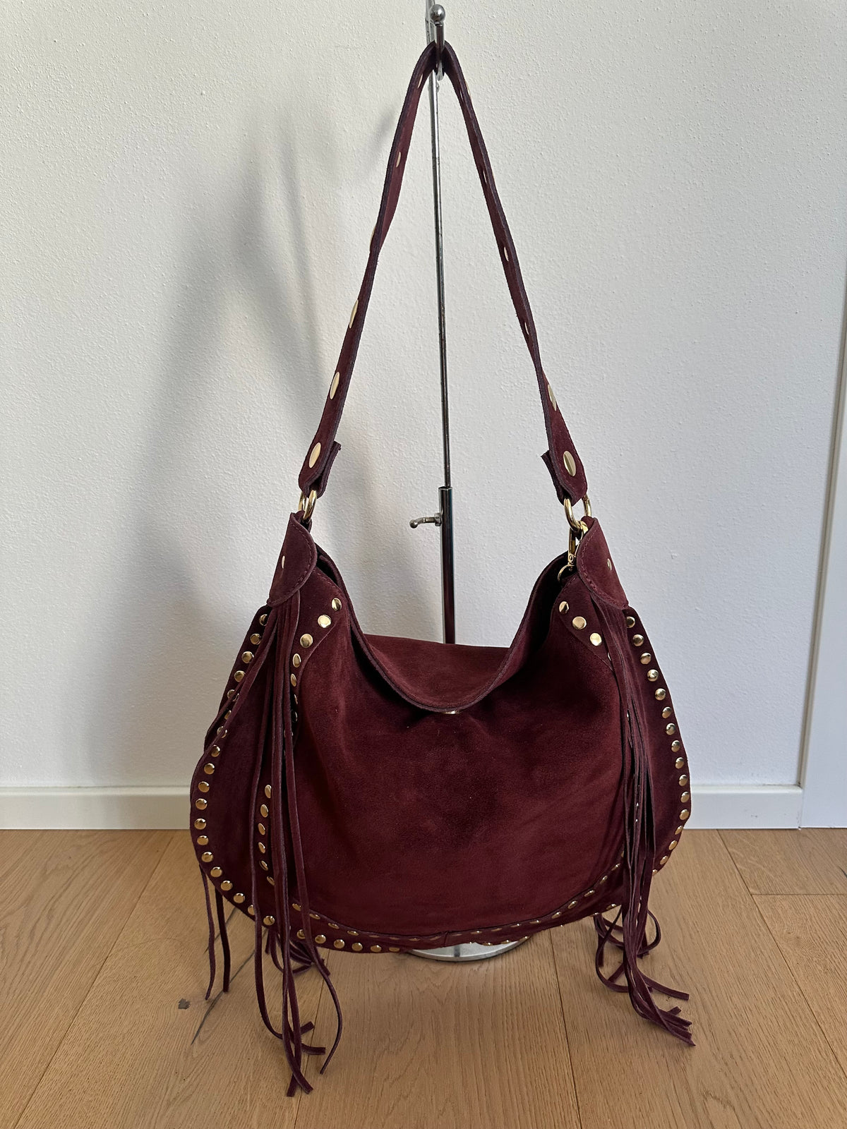 DAXY- maxi/ borsa a spalla camoscio